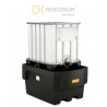 Cubeto IBC 1100/1-PE con soportes cruzados